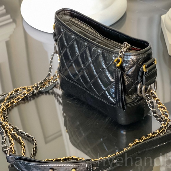 New Beautiful Cowhide Genuine Leather Chain Quilted Luxury Classic Shoulderbag - Picture 7 of 9